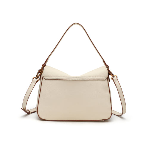 Puzzle Crossbody Bag - White